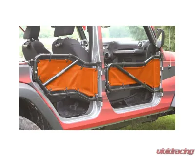 Steinjager Doors, Covers Wrangler JK 2007-2018 Front and Rear Doors Orange - J0041377