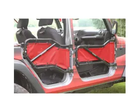 Steinjager Doors, Covers Wrangler JK 2007-2018 Front and Rear Doors Red