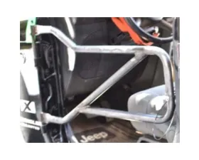 Steinjager Doors, Tubular Wrangler JK 2007-2018 Bare Metal Front Doors