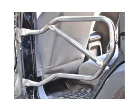 Steinjager Doors, Tubular Wrangler JK 2007-2018 Bare Metal Rear Doors