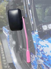 Steinjager Mirror Gladiator JT 2019 Door Hinge Mounted Poly Isolated Pinky                                     - J0048923 - Image 4