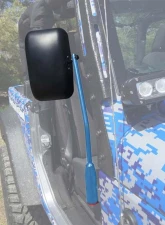 Steinjager Mirror Gladiator JT 2019 Door Hinge Mounted Poly Isolated Playboy Blue                                     - J0048920 - Image 4