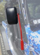 Steinjager Mirror Gladiator JT 2019 Door Hinge Mounted Poly Isolated Red Baron                                     - J0048918 - Image 4