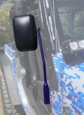 Steinjager Mirror Gladiator JT 2019 Door Hinge Mounted Poly Isolated Southwest Blue                                     - J0048919 - Image 4