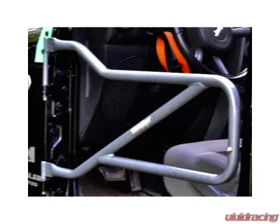 Steinjager Doors, Tubular Wrangler JK 2007-2018 Gray Hammertone Front Doors - J0041339