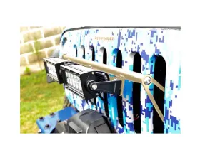Steinjager LED Lights and Brackets Wrangler JK 2007-2018 External Grill Mount Brackets and Lights Military Beige