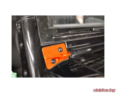 Steinjager LED Lights and Brackets Wrangler JK 2007-2018 Lower Windshield Mount Brackets Only Fluorescent Orange - J0041562