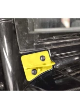 Steinjager LED Lights and Brackets Wrangler JK 2007-2018 Lower Windshield Mount Brackets Only Lemon Peel                                     - J0041566 - Image 2