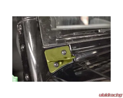 Steinjager LED Lights and Brackets Wrangler JK 2007-2018 Lower Windshield Mount Brackets Only Locas Green - J0041569