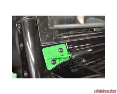 Steinjager LED Lights and Brackets Wrangler JK 2007-2018 Lower Windshield Mount Brackets Only Neon Green - J0041567