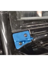 Steinjager LED Lights and Brackets Wrangler JK 2007-2018 Lower Windshield Mount Brackets Only Playboy Blue                                     - J0041565 - Image 2