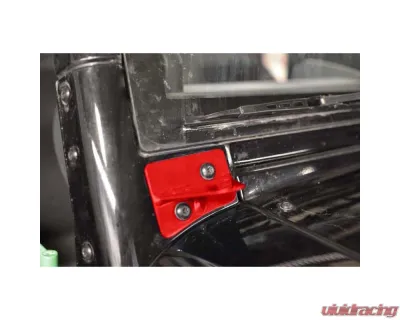 Steinjager LED Lights and Brackets Wrangler JK 2007-2018 Lower Windshield Mount Brackets Only Red Baron - J0041563