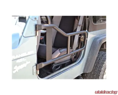 Steinjager Doors, Tubular Wrangler TJ 1997-2006 Texturized Black - J0041016