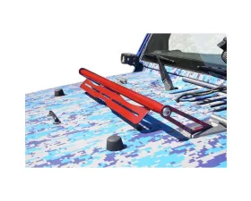 Steinjager LED Lights and Brackets Wrangler JK 2007-2018 Hood Hinge Mount Brackets Only Red Baron