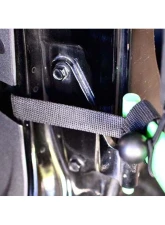 Steinjager Doors, Tubular Wrangler JK 2007-2018 Black Door Limiting Straps Front and Rear Doors                                     - J0041624 - Image 3