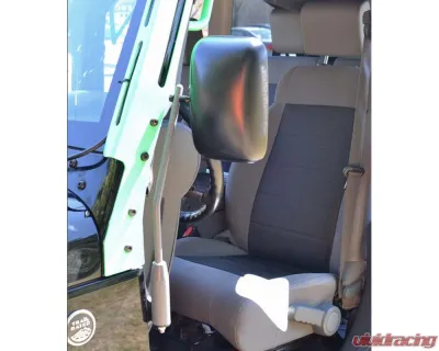 Steinjager Mirror Legs, Premium (Mirrors Not Included) Wrangler JK 2007-2018 Gray Hammertone - J0046009