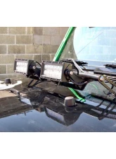 Steinjager LED Lights and Brackets Wrangler JK 2007-2018 Hood Hinge Mount Brackets Only Texturized Black                                     - J0041439 - Image 3