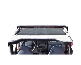 Steinjager Tops, Fabric Teddy Wrangler TJ 1997-2006 Solar Screen Black Front Seats Only