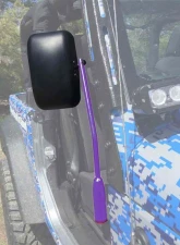 Steinjager Mirror Gladiator JT 2019 Door Hinge Mounted Poly Isolated Sinbad Purple                                     - J0048929 - Image 4