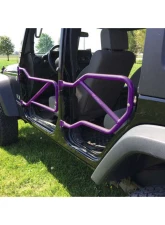 Steinjager Doors, Tubular Wrangler JK 2007-2018 Sinbad Purple Front and Rear Doors                                     - J0042645 - Image 4