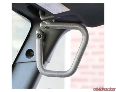 Steinjager Grab Handle Kit Wrangler JK 2007-2018 Rigid Design Front Gray Hammertone - J0041351