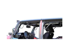 Steinjager Grab Handle Kit Wrangler JK 2007-2018 Rigid Design Front and Rear for 4 Door JKU Gray Hammertone