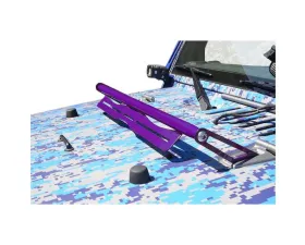 Steinjager LED Lights and Brackets Wrangler JK 2007-2018 Hood Hinge Mount Brackets Only Sinbad Purple