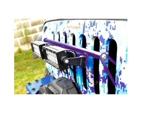Steinjager LED Lights and Brackets Wrangler JK 2007-2018 External Grill Mount Brackets and Lights Sinbad Purple