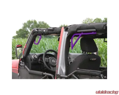 Steinjager Grab Handle Kit Wrangler JK 2007-2018 Rigid Design Front and Rear for 4 Door JKU Sinbad Purple - J0043591