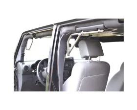 Steinjager Grab Handle Kit Wrangler JK 2007-2018 Rigid Design Front and Rear for 4 Door JKU Bare