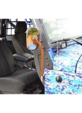 Steinjager Mirror Legs (Mirrors Not Included) Fluorescent Orange Jeep Wrangler JL 2018+                                     - J0049946 - Image 2
