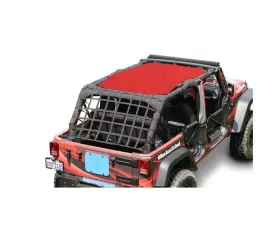 Steinjager Tops, Fabric Teddy Wrangler JK 2007-2009 4 Door Red