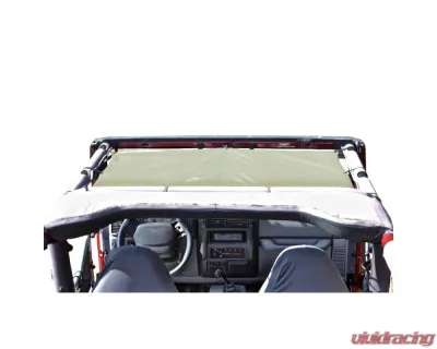 Steinjager Tops, Fabric Teddy Wrangler TJ 1997-2006 Solar Screen Tan Front Seats Only - J0043709