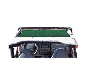 Steinjager Tops, Fabric Teddy Wrangler TJ 1997-2006 Solar Screen Green Front Seats Only