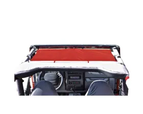 Steinjager Tops, Fabric Teddy Wrangler TJ 1997-2006 Solar Screen Red Front Seats Only