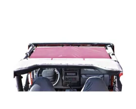 Steinjager Tops, Fabric Teddy Wrangler TJ 1997-2006 Solar Screen Mauve Front Seats Only