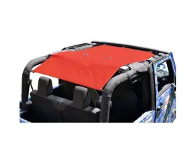 Steinjager Tops, Fabric Teddy Wrangler JK 2010-2018 2 Door Red