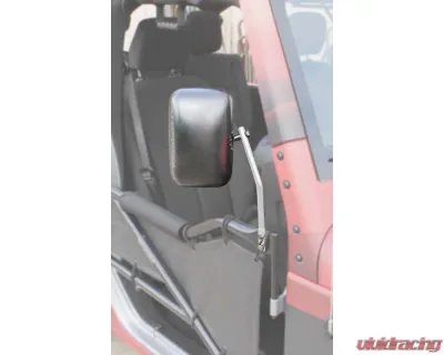 Steinjager Mirror Kit, Tube Doors Wrangler JK 2007-2018 Cloud White - J0043791