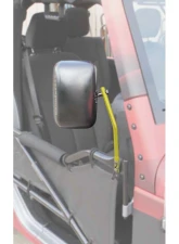 Steinjager Mirror Kit, Tube Doors Wrangler JK 2007-2018 Lemon Peel                                     - J0043783 - Image 4