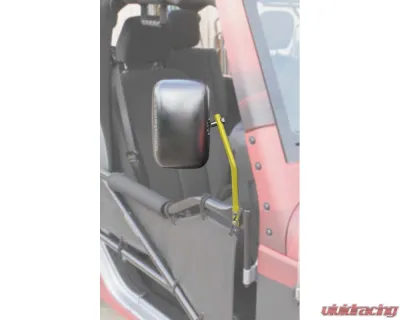Steinjager Mirror Kit, Tube Doors Wrangler JK 2007-2018 Lemon Peel - J0043783