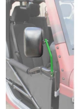 Steinjager Mirror Kit, Tube Doors Wrangler JK 2007-2018 Neon Green                                     - J0043784 - Image 4