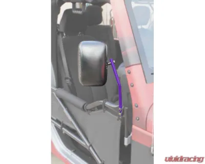 Steinjager Mirror Kit, Tube Doors Wrangler JK 2007-2018 Sinbad Purple - J0043790
