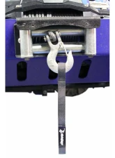 Steinjager Winch Hook Strap Wrangler TJ 1997-2006 Gray                                     - J0043812 - Image 3