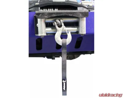 Steinjager Winch Hook Strap Wrangler TJ 1997-2006 Gray - J0043812