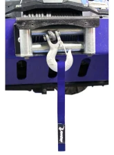 Steinjager Winch Hook Strap Wrangler JK 2007-2018 Blue                                     - J0043805 - Image 3