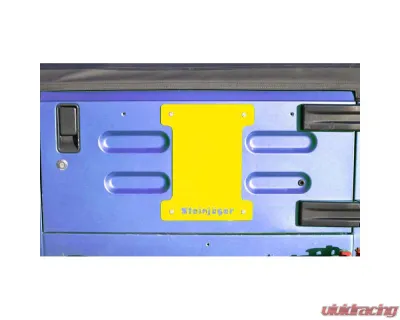 Steinjager Spare Tire Carrier Delete Plate Wrangler TJ 1997-2006 Lemon Peel - J0043680