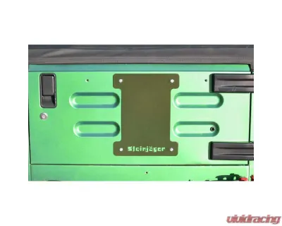 Steinjager Spare Tire Carrier Delete Plate Wrangler TJ 1997-2006 Locas Green - J0043683