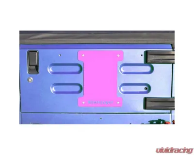 Steinjager Spare Tire Carrier Delete Plate Wrangler TJ 1997-2006 Pinky - J0043682