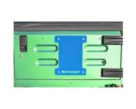 Steinjager Spare Tire Carrier Delete Plate Wrangler TJ 1997-2006 Playboy Blue