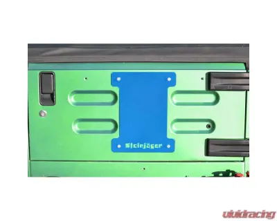 Steinjager Spare Tire Carrier Delete Plate Wrangler TJ 1997-2006 Playboy Blue - J0043679